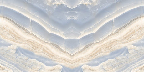 24 In. X 48 In. New Onyx Opera Bookmatch Blue Polished - Porcelain - Wall & Floor Tile (15.50 Sqft/Case) - BUILDMYPLACE