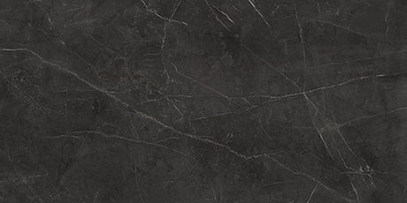 24 X 48 In La Marca Nero Venato Polished Rectified Glazed Porcelain - BUILDMYPLACE
