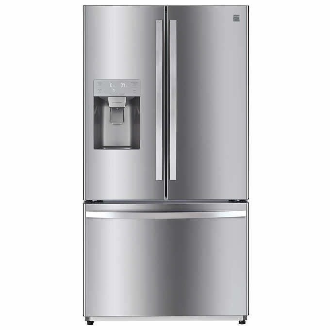 25.5 cu. ft. French Door Refrigerator With Dual Ice Makers and Dual Evaporator - BUILDMYPLACE