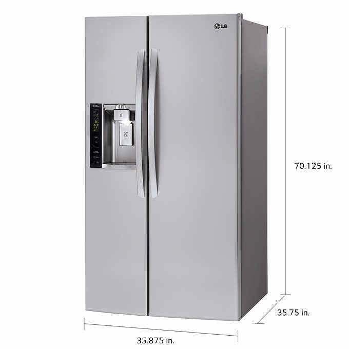 26 cu. ft. Side by Side Ultra Large Capacity Refrigerator - BUILDMYPLACE