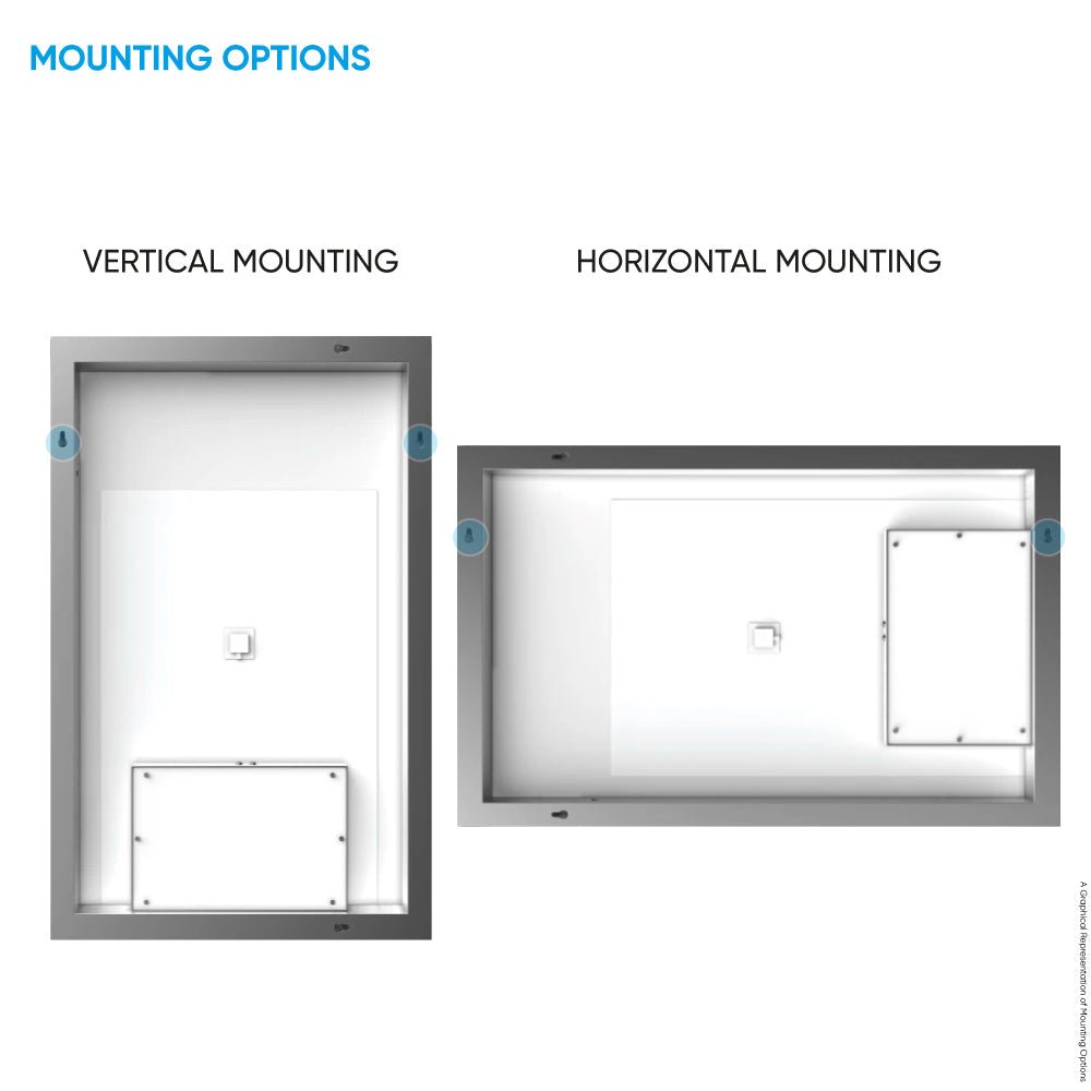 26 in. X 63 in. LED Lighted Bathroom Vanity Mirror with Rose Gold Frame, CRI 90+, Anti - Fog Adjustable Color Temperature & Remembrance, Lighted Makeup Mirrors, Realx Style - BUILDMYPLACE