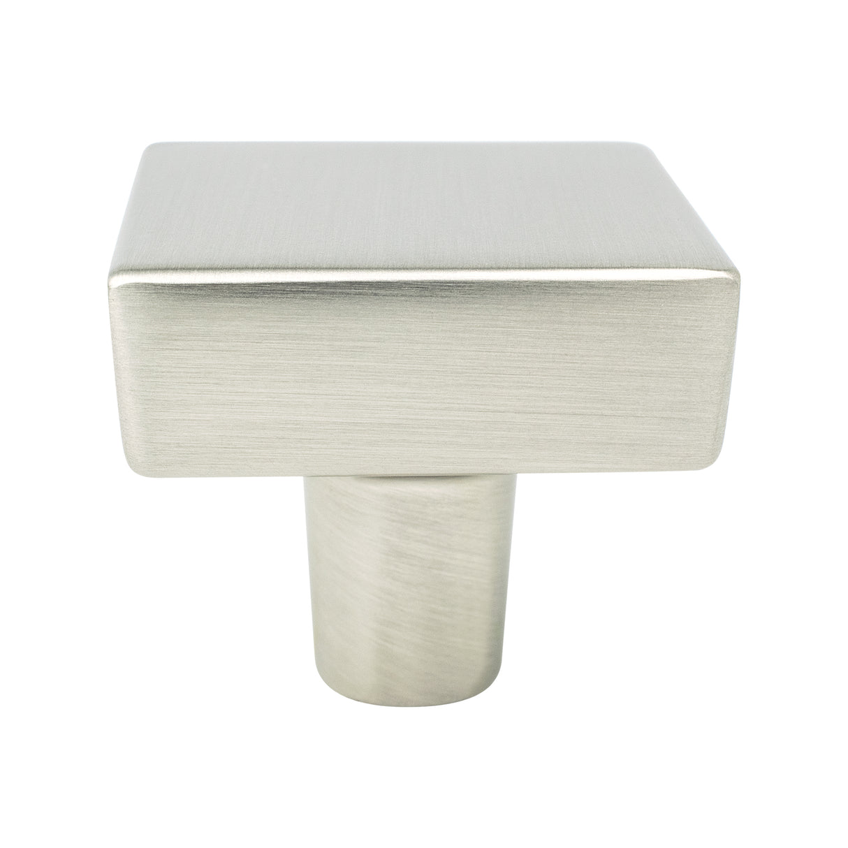 Brookridge Brushed Nickel Square Knob
