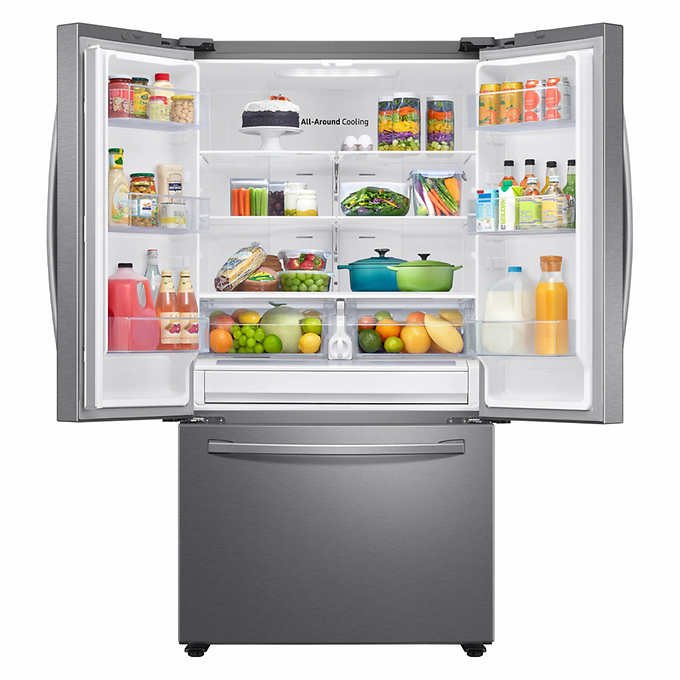 28 cu. ft. Large Capacity 3 Door French Door Refrigerator - BUILDMYPLACE