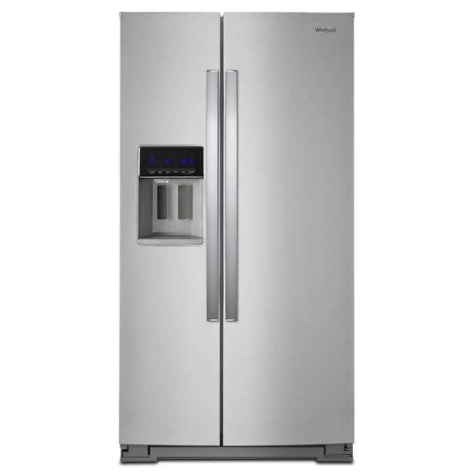 28 cu. ft. Side by Side Refrigerator in Fingerprint Resistance Stainless Steel With Exterior Ice With EveryDrop Filtration - BUILDMYPLACE