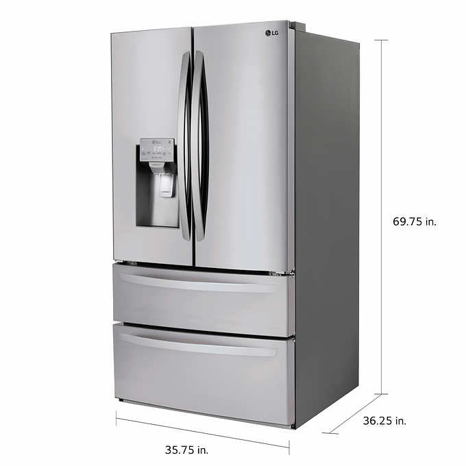 28 cu. ft. Ultra Capacity 4 Door French Door Refrigerator In Satinless Steel - BUILDMYPLACE