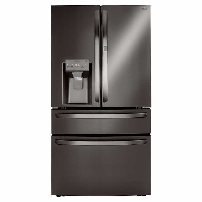 29.5 cu. ft. Wi Fi Enabled Door in Door Refrigerator With Craft Ice In Black Stainless Steel - BUILDMYPLACE
