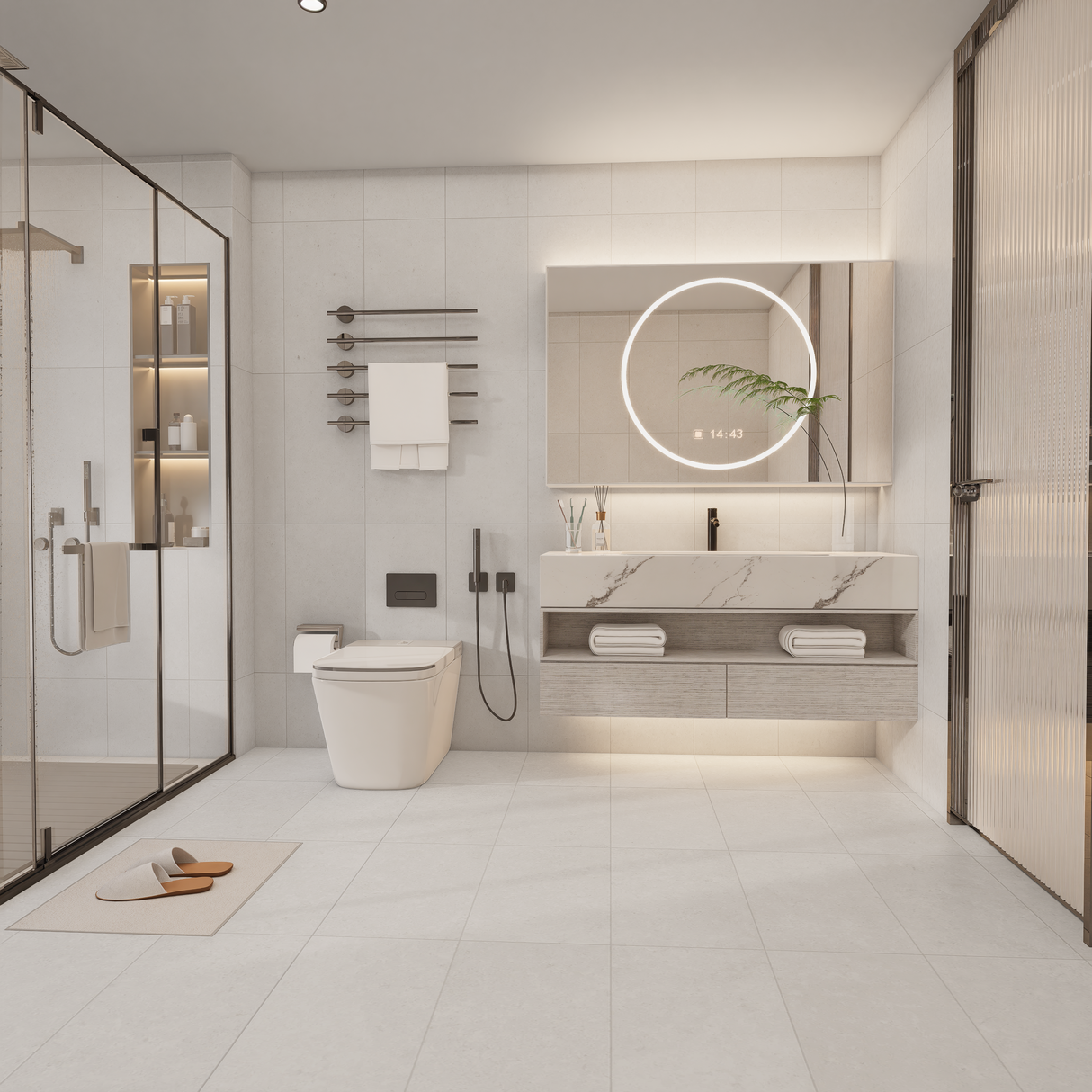 12 x 24 in Coliseo Pearl Matte Pressed Glazed Porcelain Tile