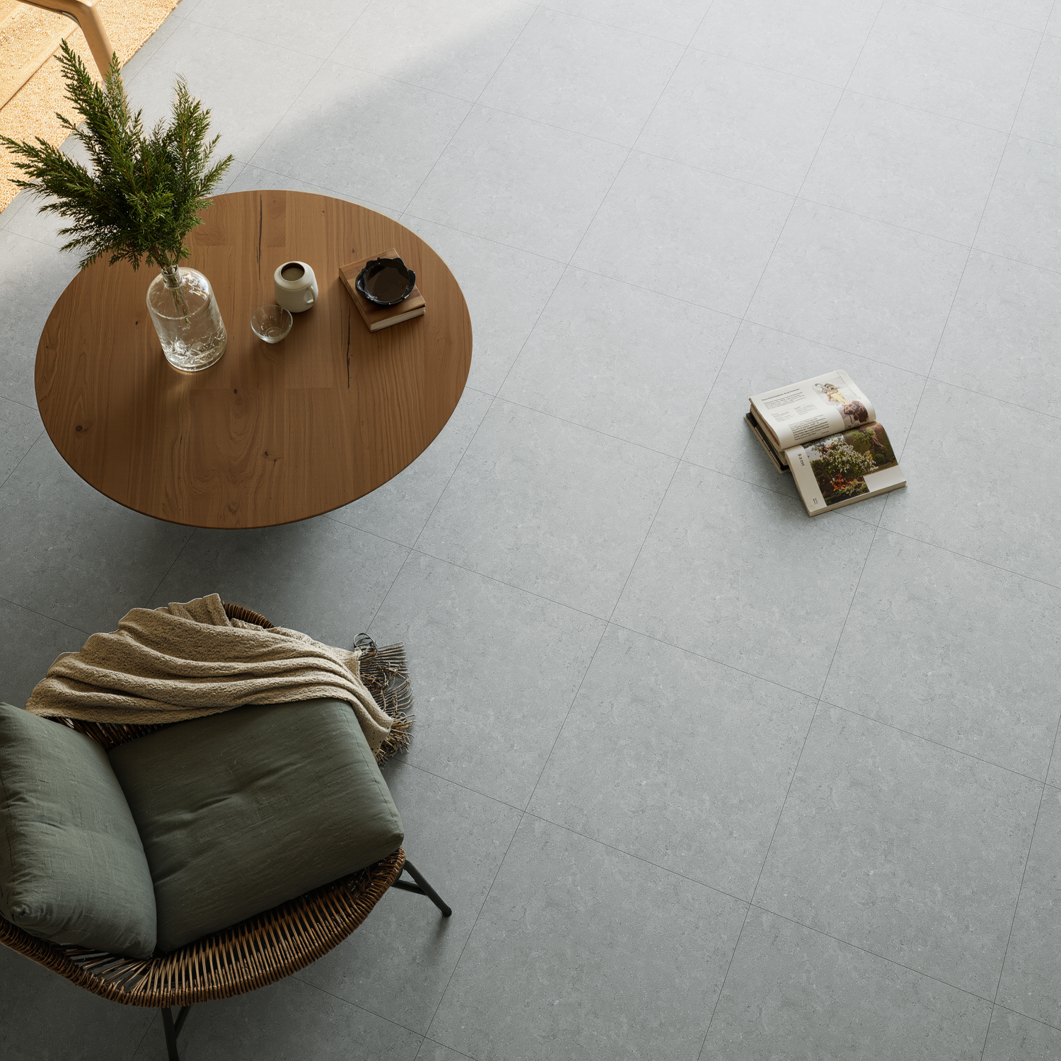 20 x 20 in Coliseo Platinum Matte Pressed Glazed Porcelain Tile