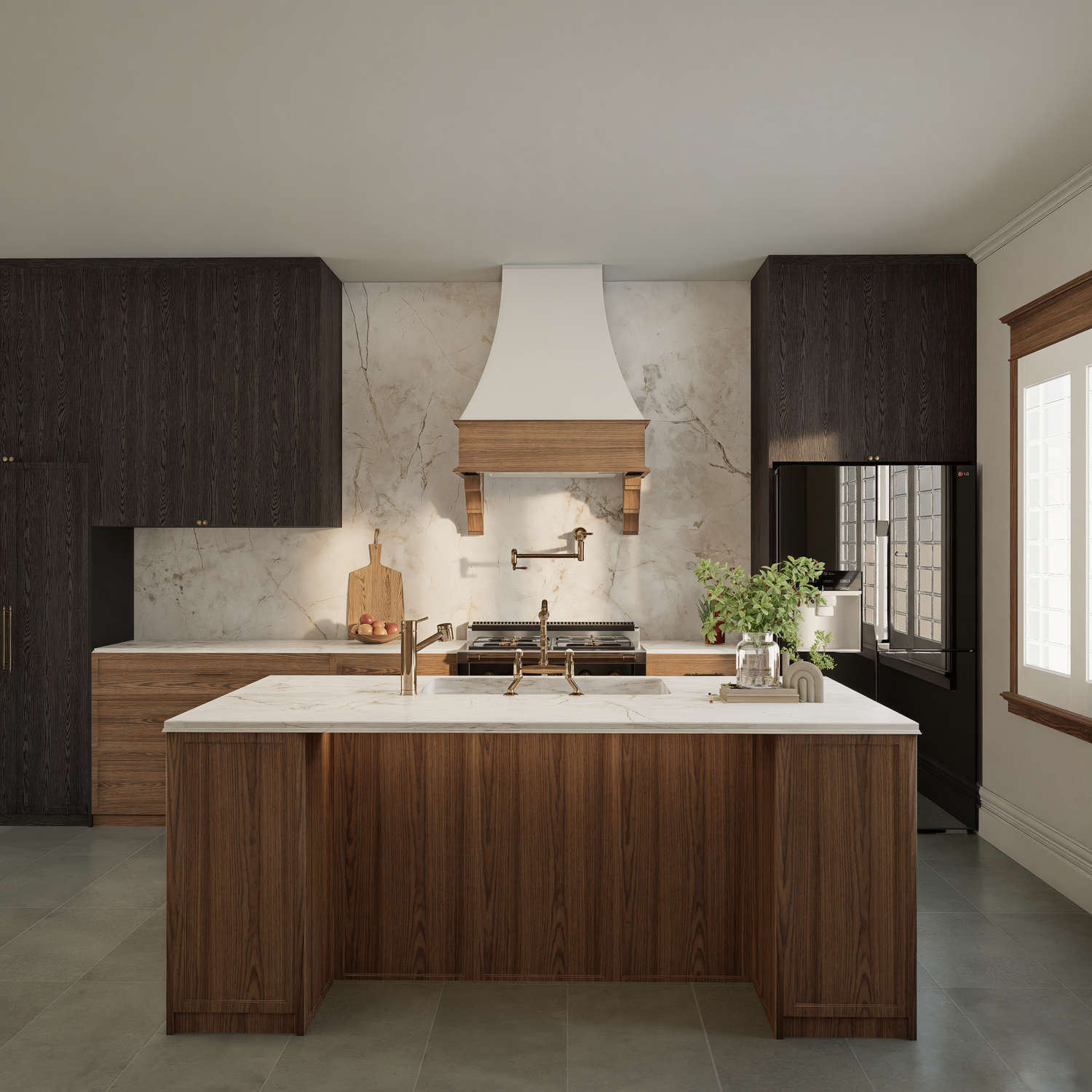 12 x 24 in Locale Carbon Matte Pressed Glazed Porcelain Tile