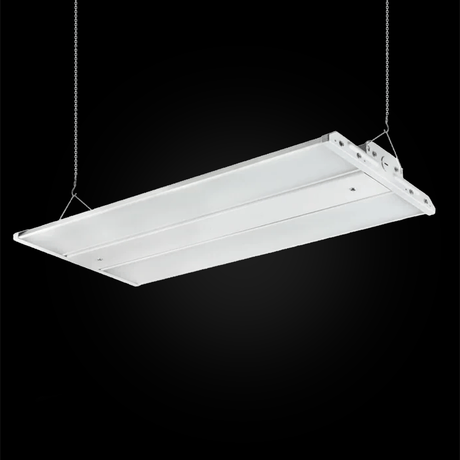 2FT LED Linear High Bay Shop Light, 110W, 5700K, 15000LM, 120 - 277VAC, 0 - 10V Dim, UL DLC Listed, Linear Hanging Light for Warehouse Workshops - 2 Pack - BUILDMYPLACE