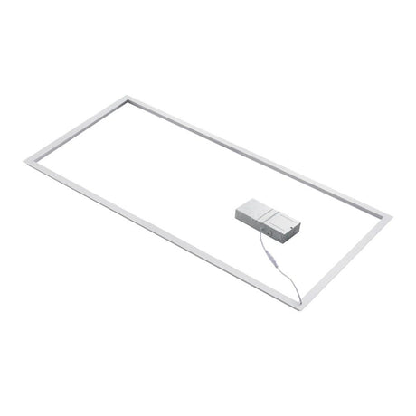 2x4 FT LED T - Bar Panel Light, 40W/50W/60W Wattage Adjustable, 3000K/4000K/5000K CCT Changeable, Dimmable, 6600LM, ETL & DLC Listed, Perfect For Offices, Schools, Hospitals - BUILDMYPLACE