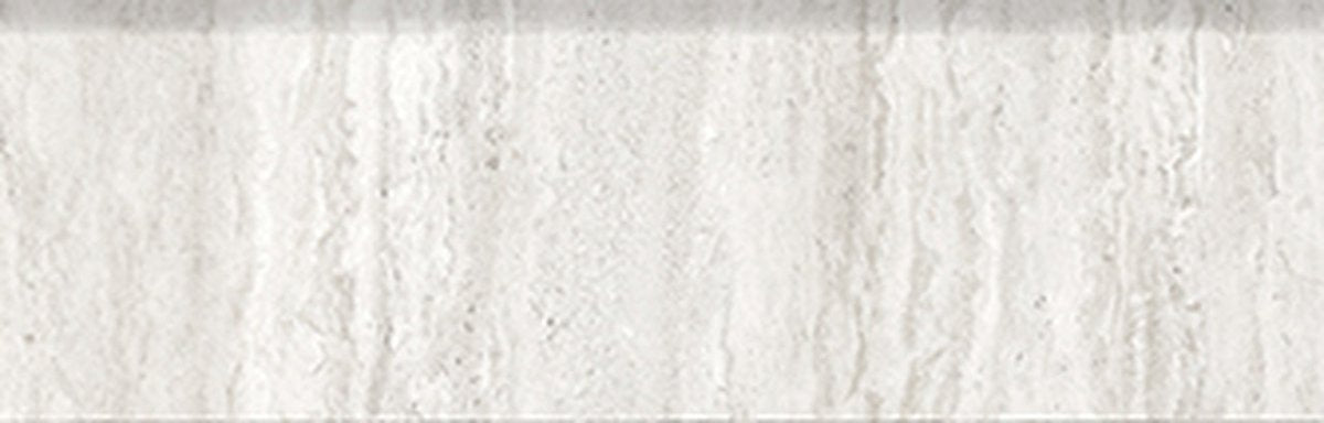 3 X 10 In Precept Ivory Glossy Glazed Ceramic Bullnose - BUILDMYPLACE