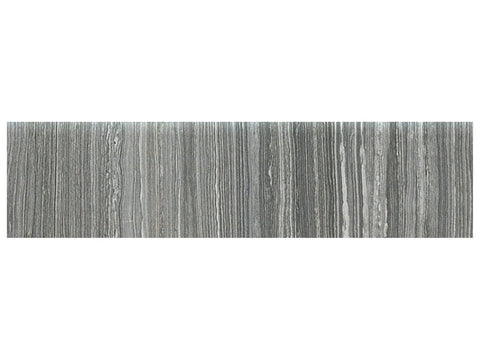 3 X 12 In Eramosa Carbon Matte Glazed Porcelain Bullnose