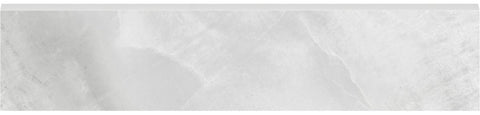 3 X 12 In Plata Onyx Crystallo Polished Glazed Porcelain Bullnose