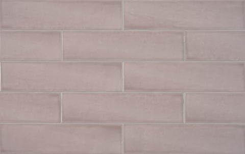 3 x 12 in. Teramoda Petal Pink Glossy Pressed Glazed Ceramic Tile