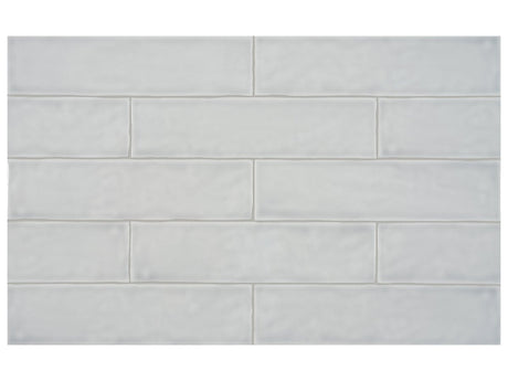 3 x 12 in Teramoda Silver Glossy Pressed Glazed Ceramic Tile - BUILDMYPLACE