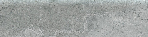 3 X 12 In Veneta Argento Matte Glazed Porcelain Bullnose