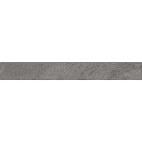 3 X 24 In Nord Chromium Matte Color Body Porcelain Bullnose - BUILDMYPLACE