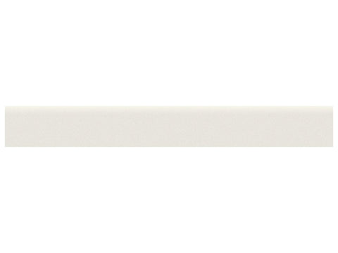 3 x 24 in Prima Warm White Matte Unglazed Porcelain Bullnose