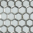 3" X 3" Hexagon Ice Beveled Glass Mosaic Tile (8.9SQ FT/CTN) - BUILDMYPLACE