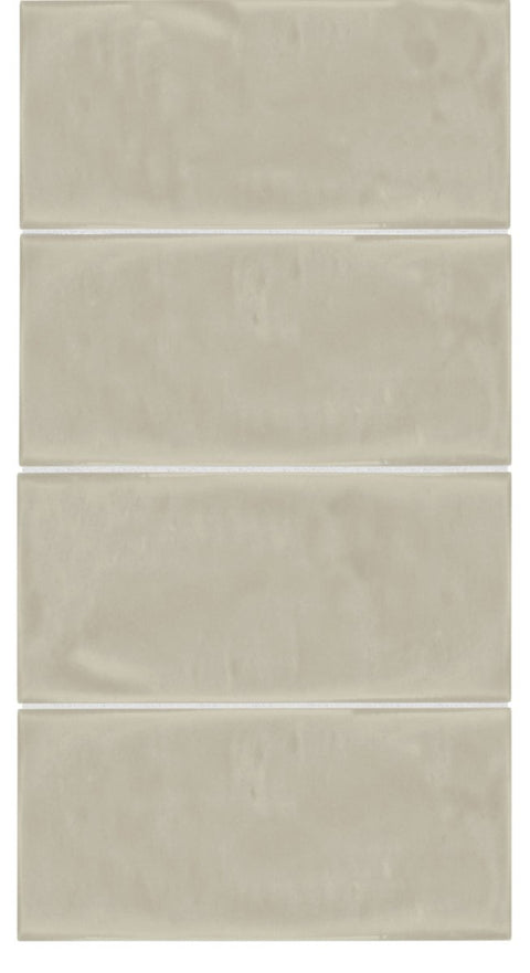 3 X 6 In Marlow Earth Glossy Pressed Glazed Ceramic