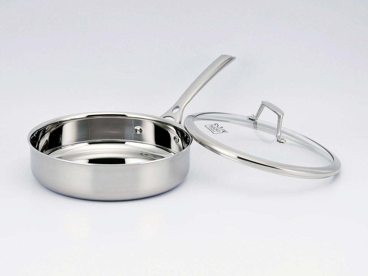 KUCHT Culinary Professional 3 Ply Stainless Steel 10 Piece Cookware Set