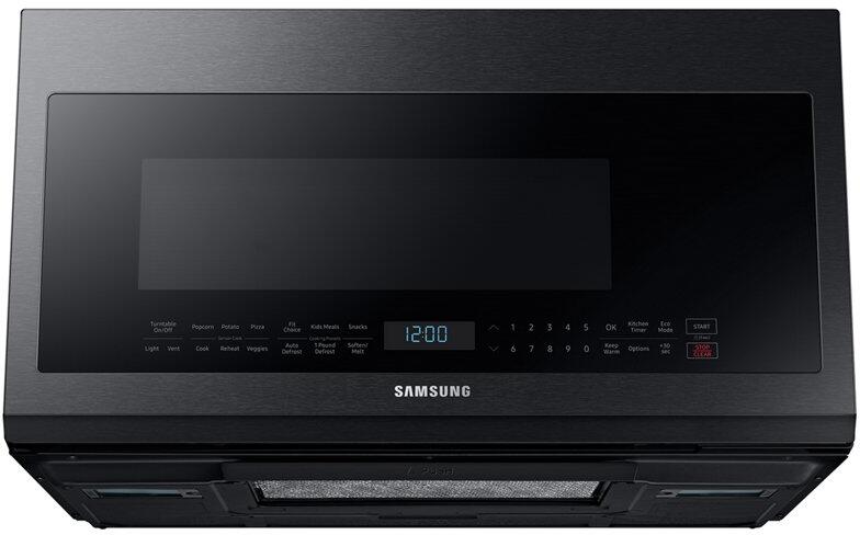 30 Inch Over the Range Microwave Oven With 2.1 cu. ft. Capacity, Auto Cook Options In Black Stainless Steel - BUILDMYPLACE