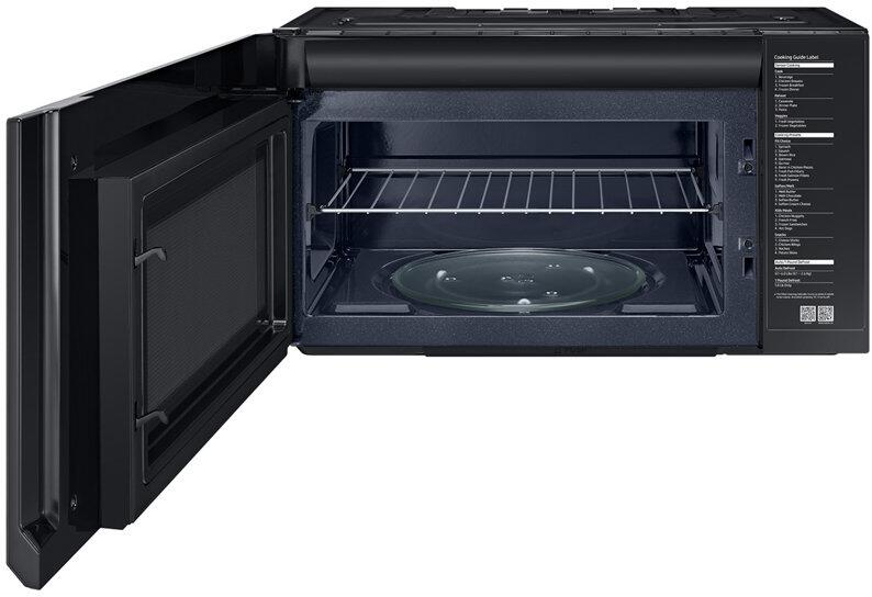 30 Inch Over the Range Microwave Oven With 2.1 cu. ft. Capacity, Auto Cook Options In Black Stainless Steel - BUILDMYPLACE