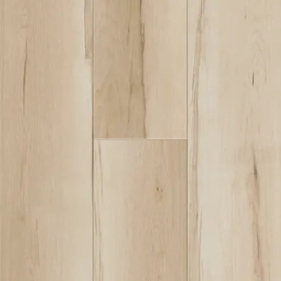 Solid Polymer Core Luxury Vinyl Flooring, Click Lock Floating, Character Maple, 7" X 48" X 5mm, 22 mil Wear Layer - Traditions Collection (23.64 SQFT/CTN)