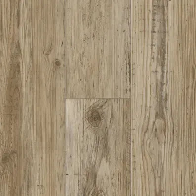 Solid Polymer Core Luxury Vinyl Flooring, Click Lock Floating, Low Country Oak, 7" X 48" X 5mm, 22 mil Wear Layer - Traditions Collection (23.64 SQFT/CTN)