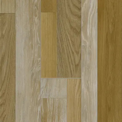 Solid Polymer Core Luxury Vinyl Flooring, Click Lock Floating, Southern Red Oak , 7" X 48" X 5mm, 22 mil Wear Layer - Traditions Collection (23.64 SQFT/CTN)