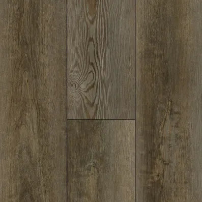 Solid Polymer Core Luxury Vinyl Flooring, Click Lock Floating, Sienna Cypress, 7" X 48" X 5mm, 22 mil Wear Layer - Traditions Collection (23.64 SQFT/CTN)