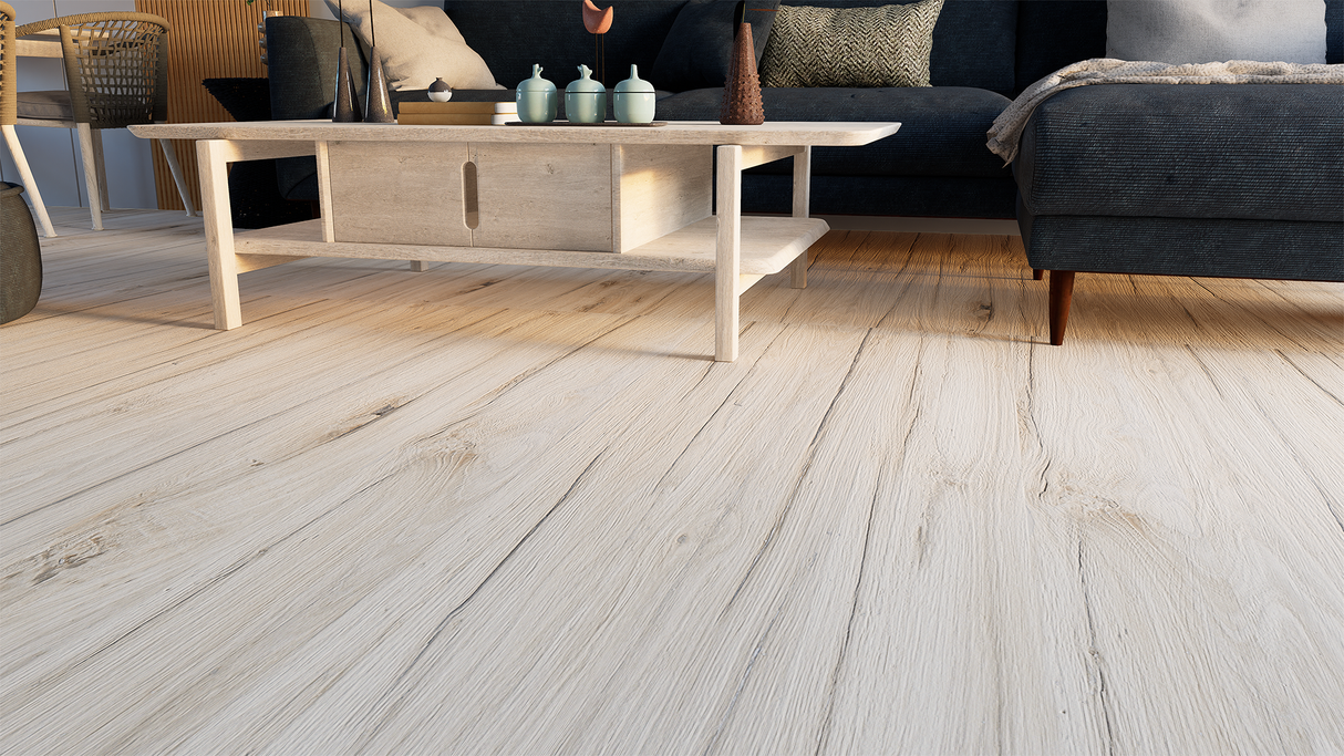 NEST PINE 8 in. x 48 in. x 8.5 mm MATT Marble Look Tile - Porcelain Floor and Wall Tile (13.3 Sqft/Box)