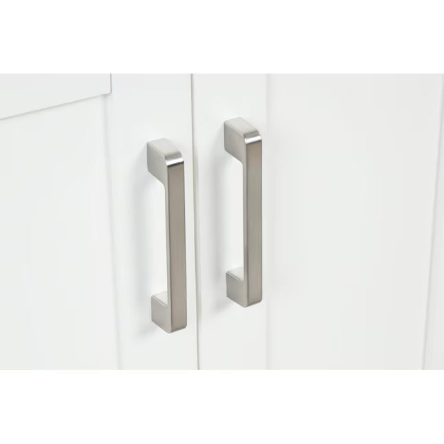 Allen-Roth Christy 42-In Carrara White Undermount Single Sink Bathroom Vanity With White Engineered Marble Top