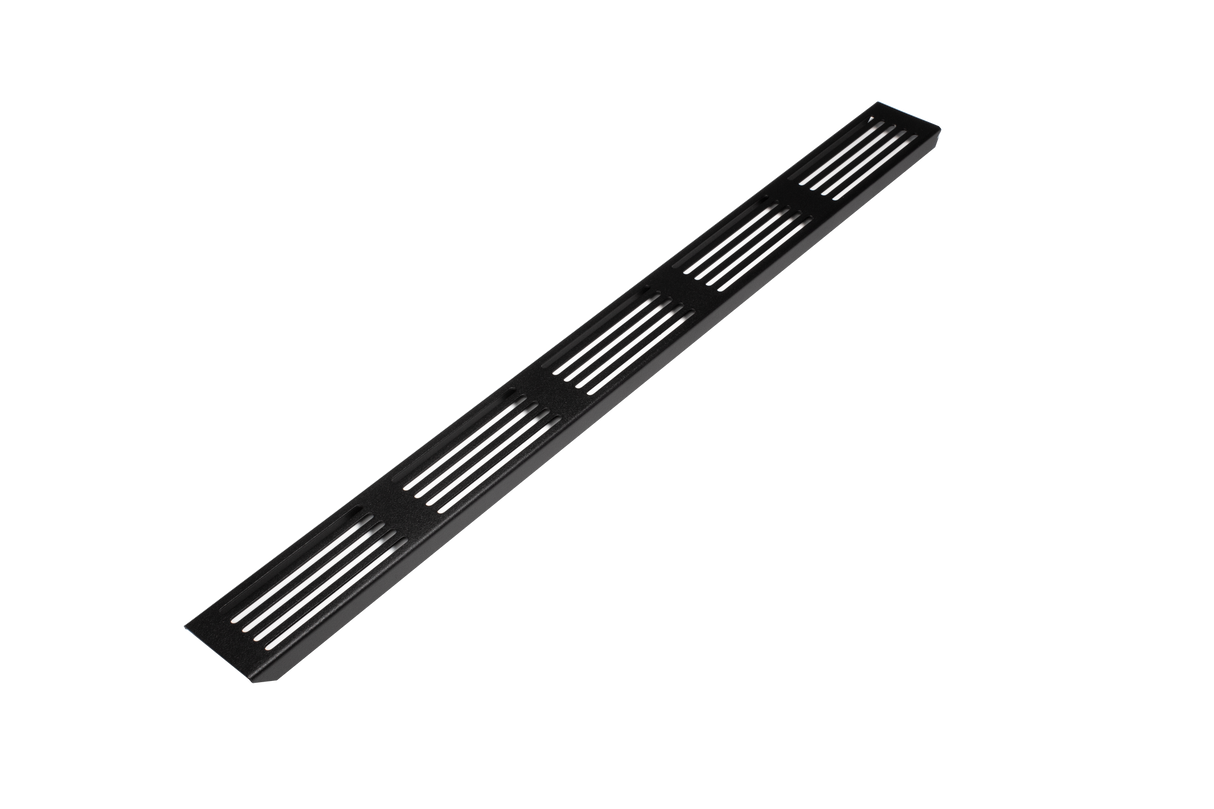 MYVARIO-LINE – 39 in. Design grate and drain channel - Matte Black - Powder Coated - tile cover