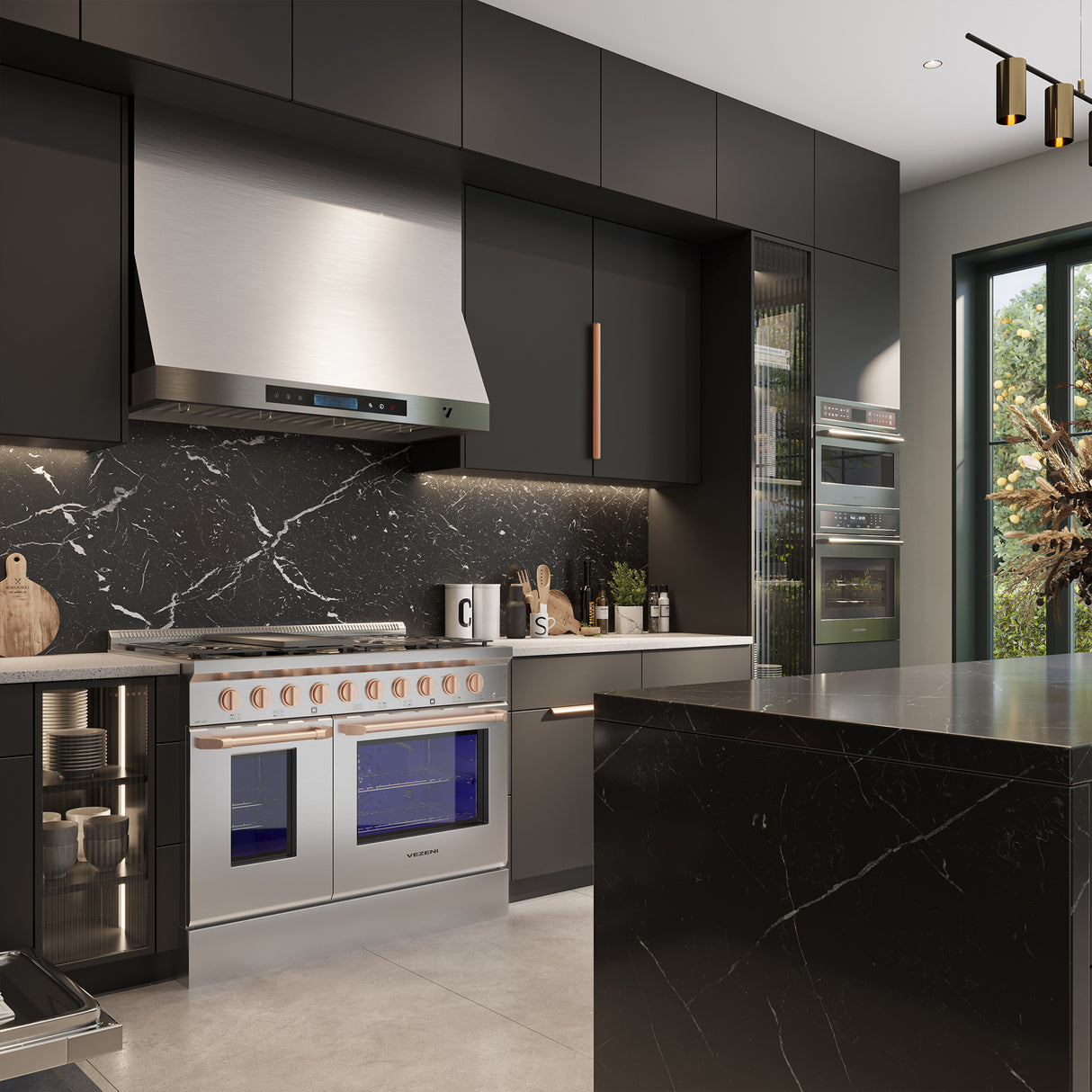 Vezeni 48in Reminiscia Range - Rose Gold