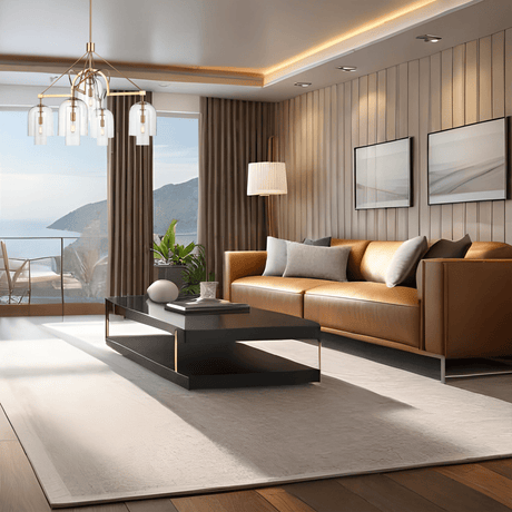 5 - Light Modern Glass Bell Shade Round Chandelier Diam 35.5", Brass Finish Hardware with Clear Glass, 27.5" Height, 120V, Bulb Type B10, Socket Type E12, Max wattage Per Socket 60W - BUILDMYPLACE