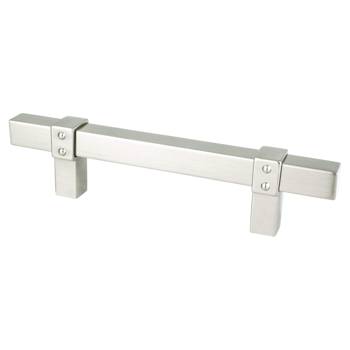 Rivet Rebel 96mm CC Brushed Nickel Pull