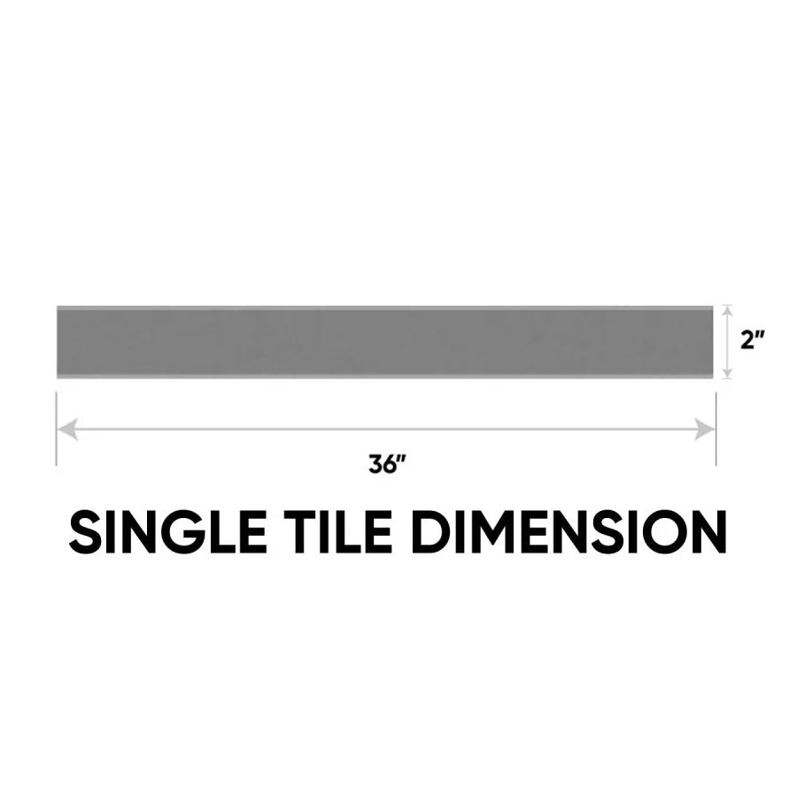 2 x 36 in. Marmiline Shadow Polished Engineered Stone Threshold