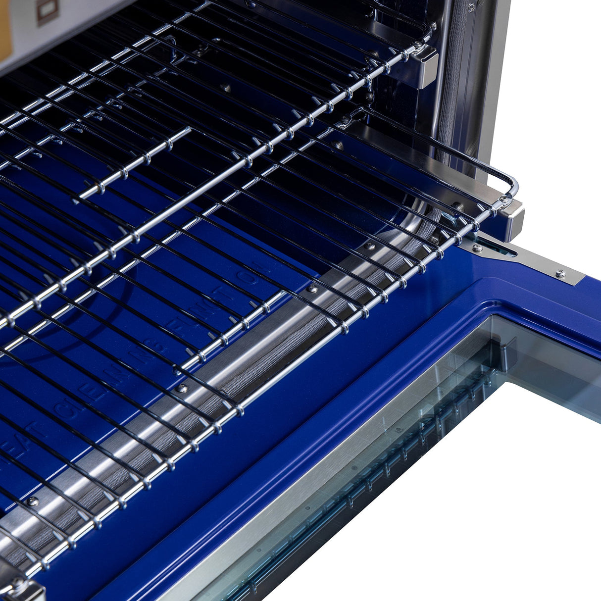 48 in. 6.7 cu. ft. 8 Burners Dual Fuel Range for Natural Gas in Stainless Steel with Kucht Horus Thermostat