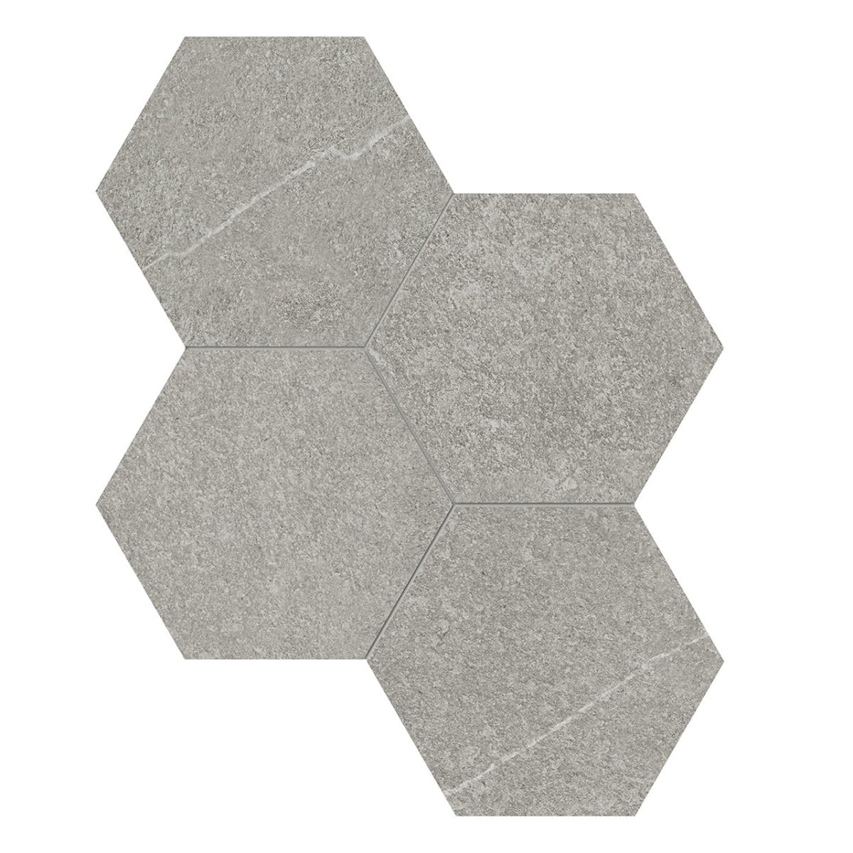 6 In Hexagon Mjork Clay Matte Color Body Porcelain Mosaic - BUILDMYPLACE