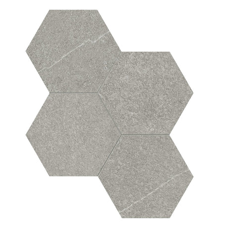 6 In Hexagon Mjork Clay Matte Color Body Porcelain Mosaic - BUILDMYPLACE