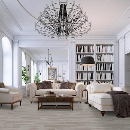 6" x 24" HS Life proof Glazed, Gray Porcelain Floor and Wall Tile Builder's Grade - BUILDMYPLACE