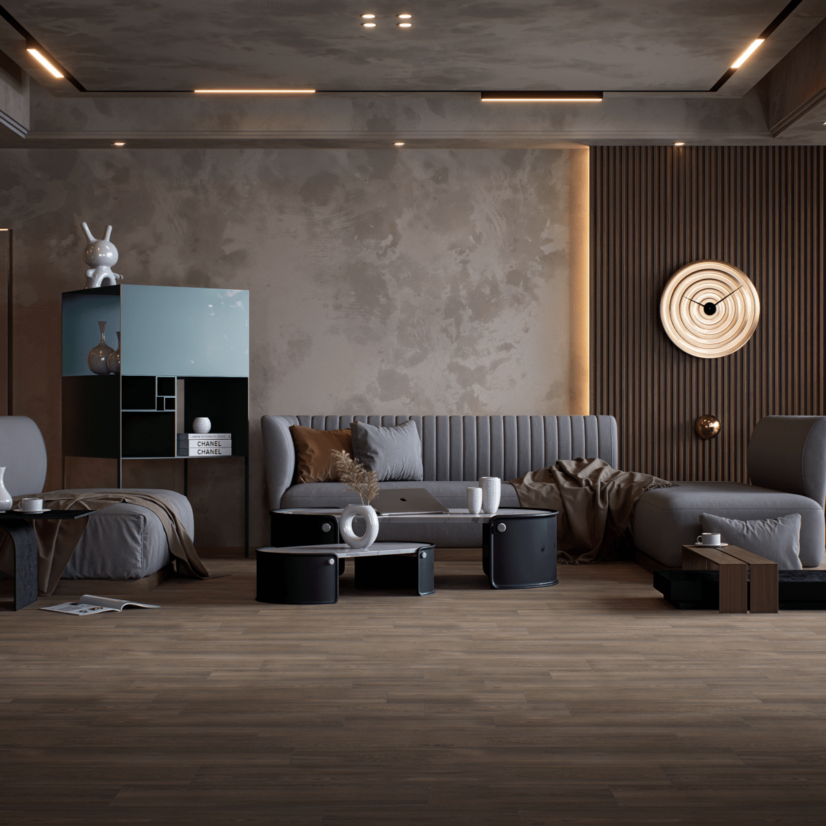 6 X 24 In Vintagewood Matte Pressed Glazed Porcelain - BUILDMYPLACE