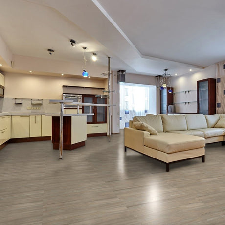 6 X 36 In Vintagewood Ash Matte Pressed Glazed Porcelain - BUILDMYPLACE