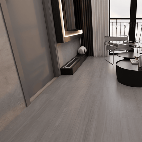 6 X 36 In Vintagewood Dune Matte Pressed Glazed Porcelain - BUILDMYPLACE