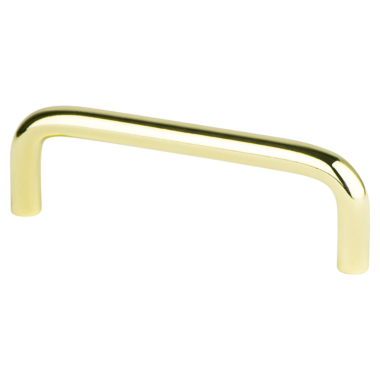 Advantage Wire Pulls 3 1/2 inch CC Polished Brass Steel Pull