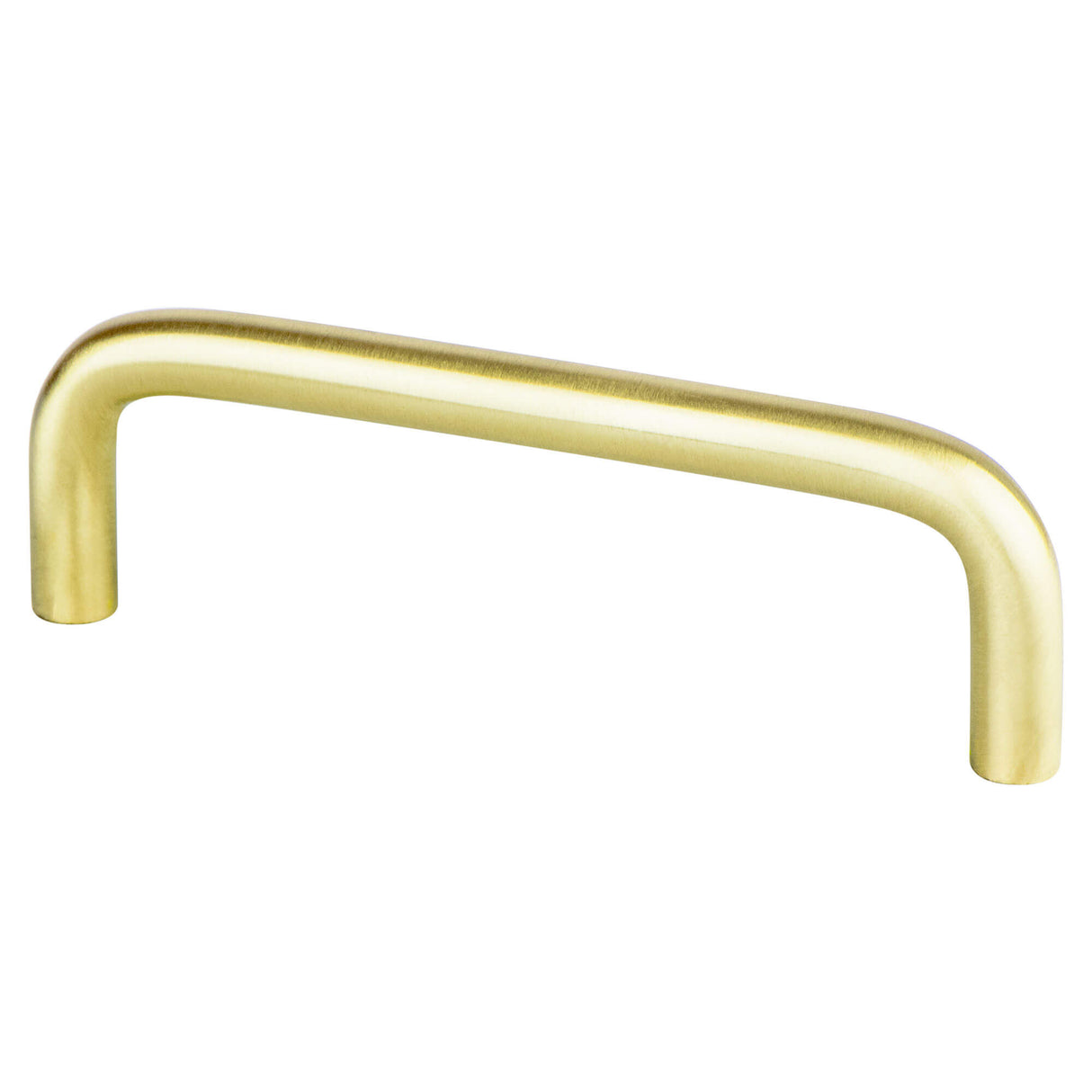 Advantage Wire Pulls 3 1/2 inch CC Satin Brass Steel Pull