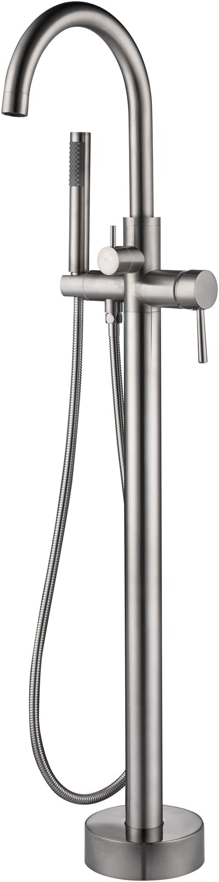 High Flow Freestanding Tub Filler, 44.7 x 8.5 x 9.65 inches