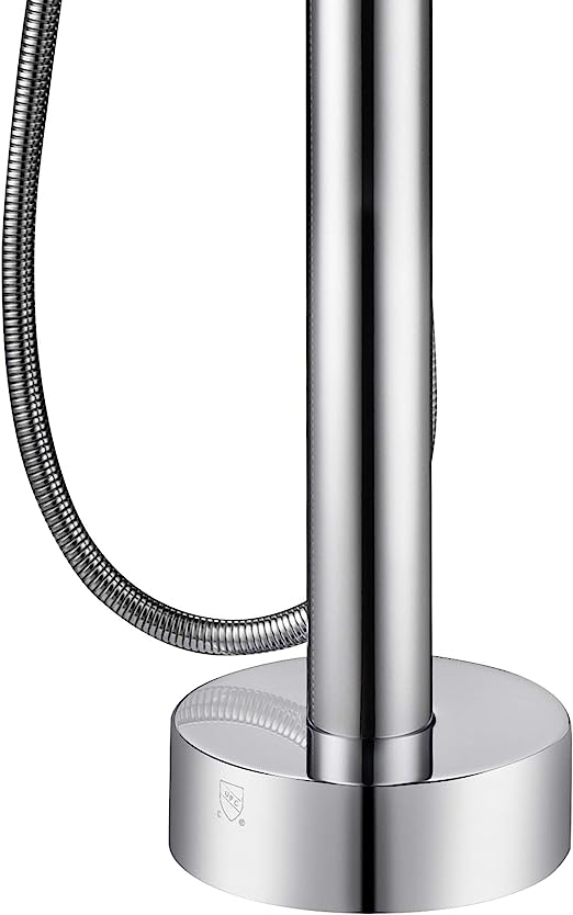 High Flow Freestanding Tub Filler, 44.7 x 8.5 x 9.65 inches